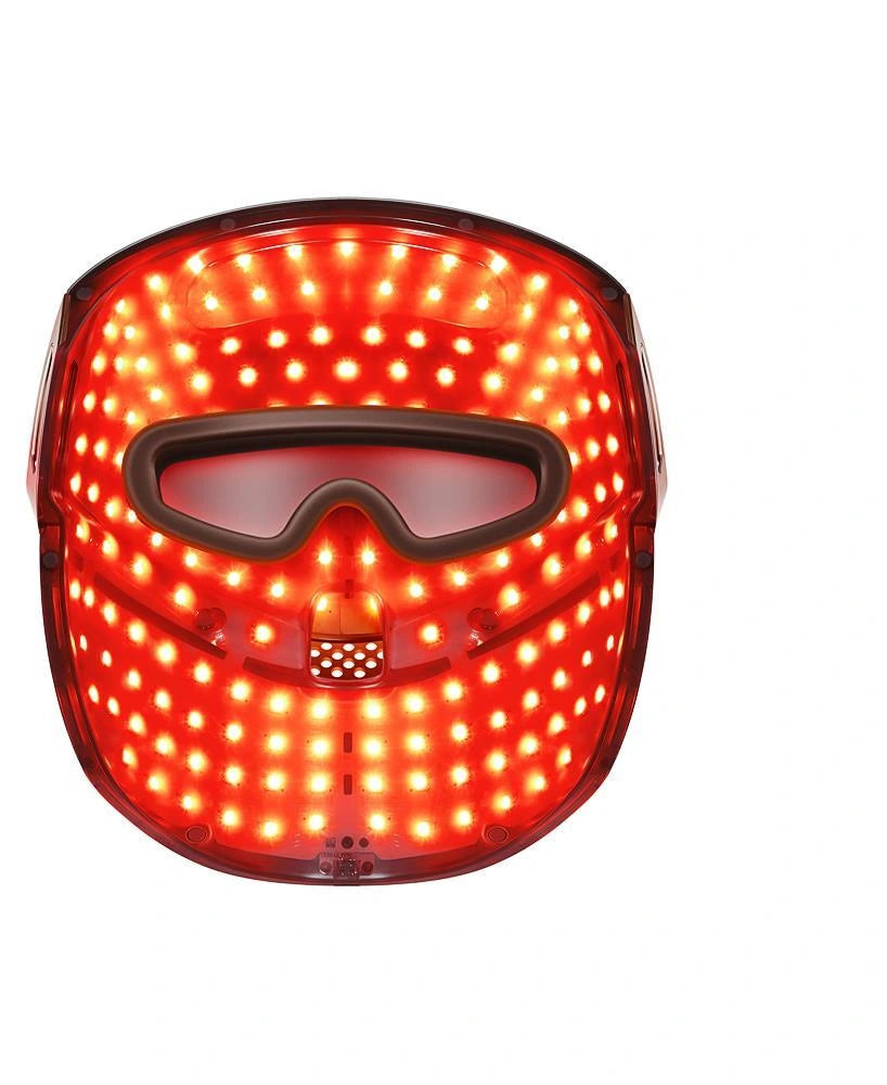 Leuchtende LED-Einheiten auf der Innenseite der AESTIC Gesichtsmaske